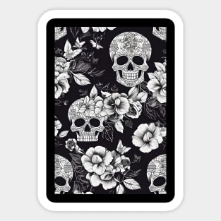 Cool Skull pattern Sticker